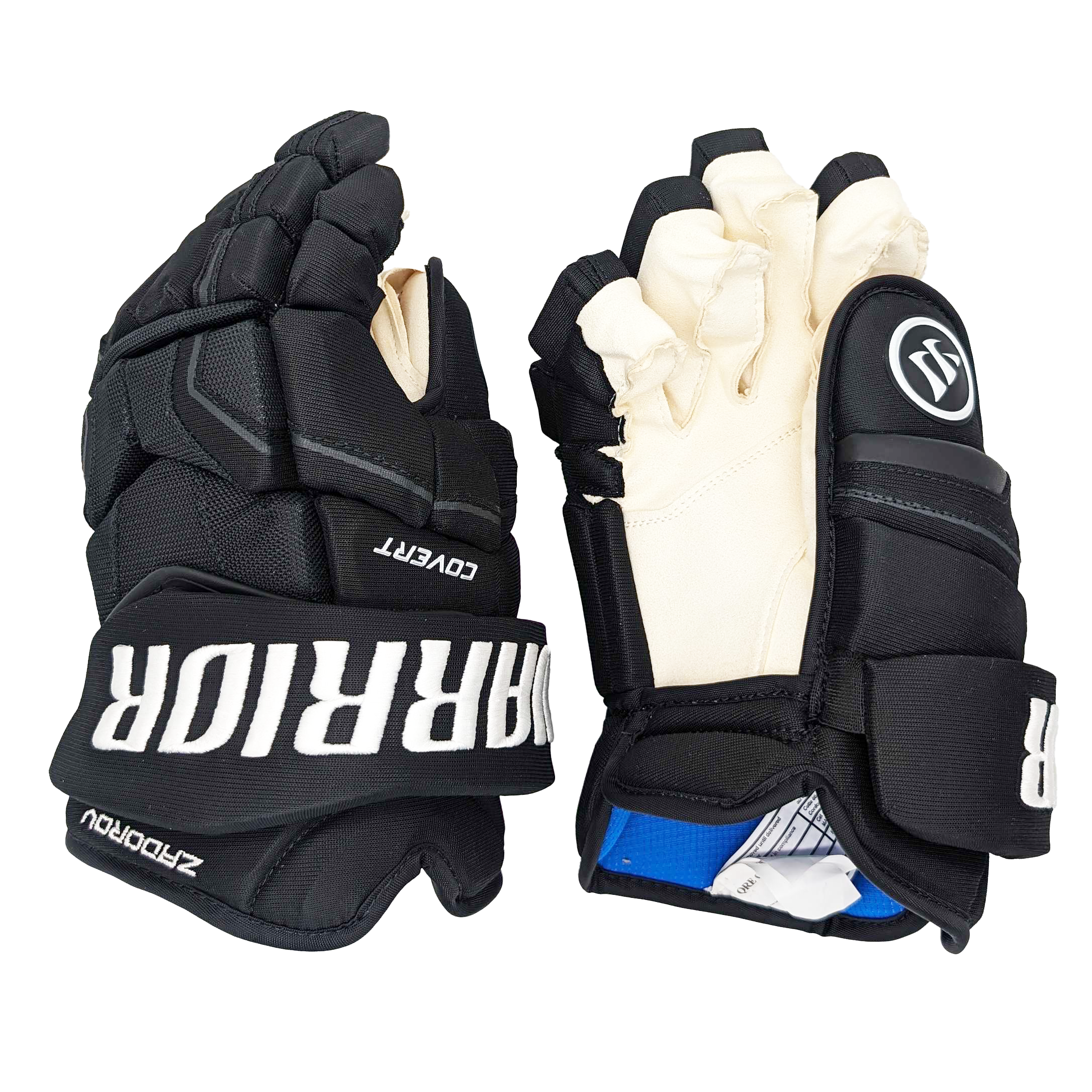 Warrior Covert QRE Pro – Gant professionnel NHL – Nikita Zadorov (noir)